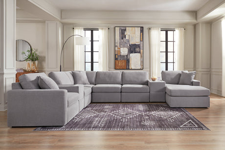 Modmax Granite 8-Piece Sectional with Chaise from Ashley - Luna Furniture