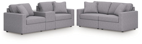Modmax Granite 3-Piece Sectional Sofa and 2-Piece Sectional Loveseat from Ashley - Luna Furniture
