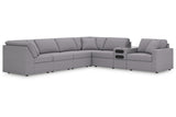 Modmax Granite 7-Piece Sectional from Ashley - Luna Furniture