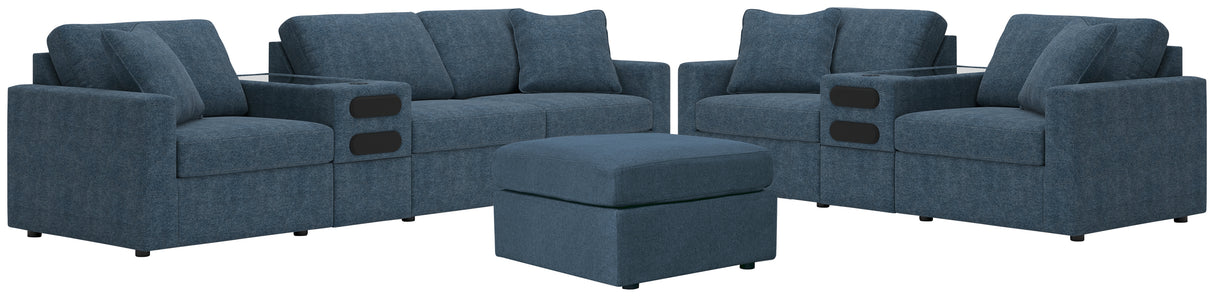 Modmax 4-Piece Sectional Sofa, 3-Piece Sectional Loveseat and Ottoman from Ashley - Luna Furniture