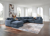 Modmax Ink 8-Piece Sectional with Storage Chaise and Audio Consoles from Ashley - Luna Furniture