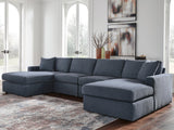 Modmax Ink 4-Piece Double Storage Chaise Sectional from Ashley - Luna Furniture