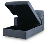 Modmax Ink Left-Arm Facing Corner Chaise with Storage from Ashley - Luna Furniture