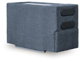 Modmax Ink 8-Piece Sectional with RAF Storage Chaise and Audio Consoles from Ashley - Luna Furniture