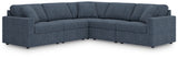 Modmax Ink 5-Piece Sectional with Recliner from Ashley - Luna Furniture