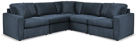 Modmax 5-Piece Sectional with Ottoman in Ink from Ashley - Luna Furniture