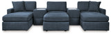 Modmax 5-Piece Sectional with Ottoman in Ink from Ashley Furniture - Luna Furniture