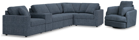 Modmax Ink 6-Piece Sectional with Recliner from Ashley - Luna Furniture