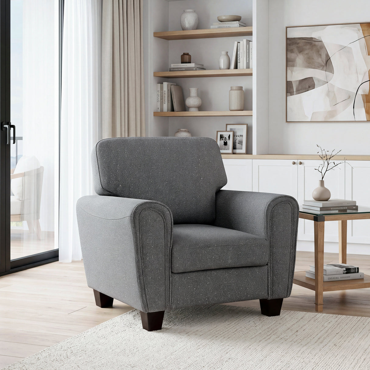 Lemond Dark Gray Chair from Homelegance - Luna Furniture