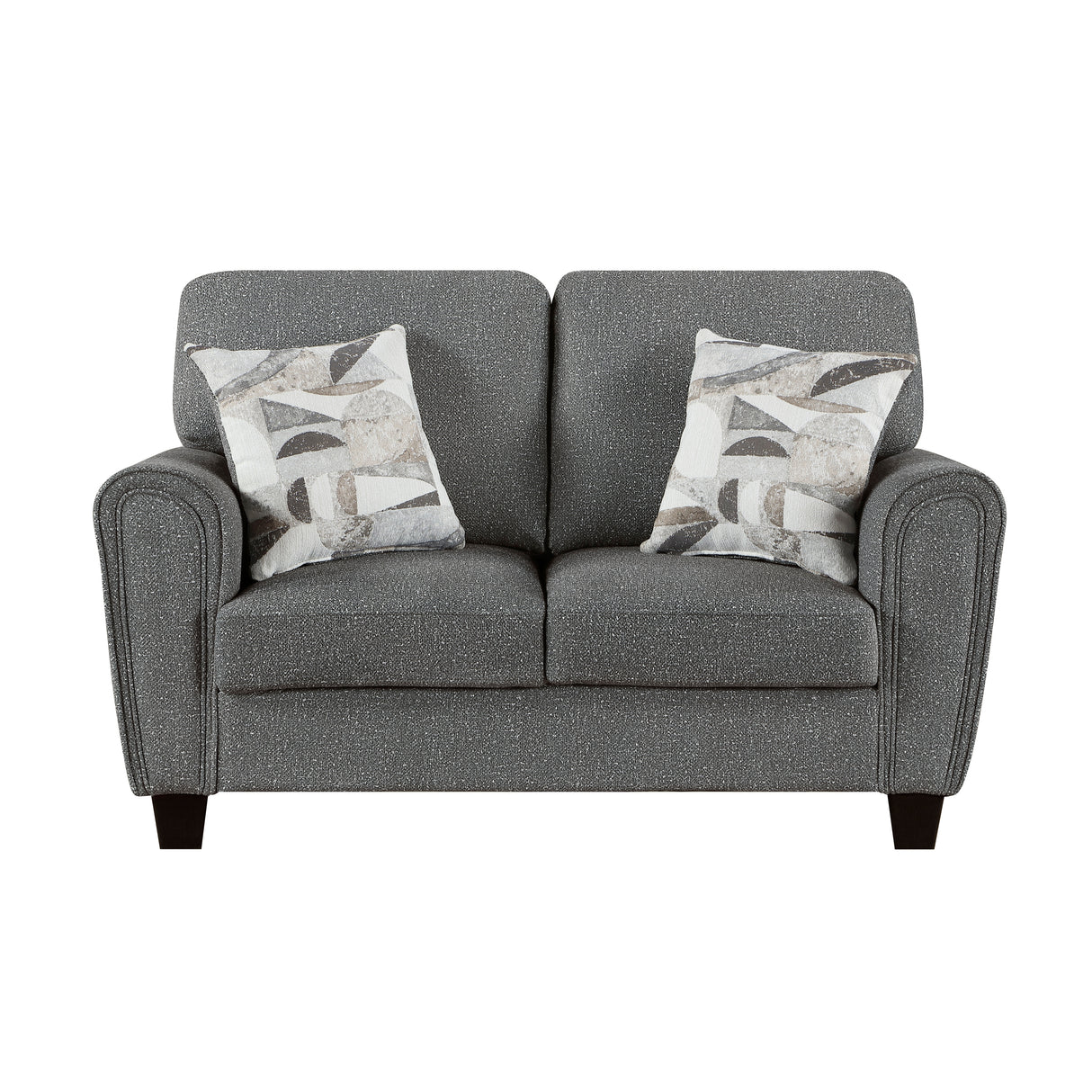 Lemond Dark Gray 2-Piece Living Room Set from Homelegance - Luna Furniture