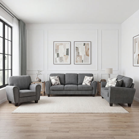 Lemond Dark Gray Chair from Homelegance - Luna Furniture