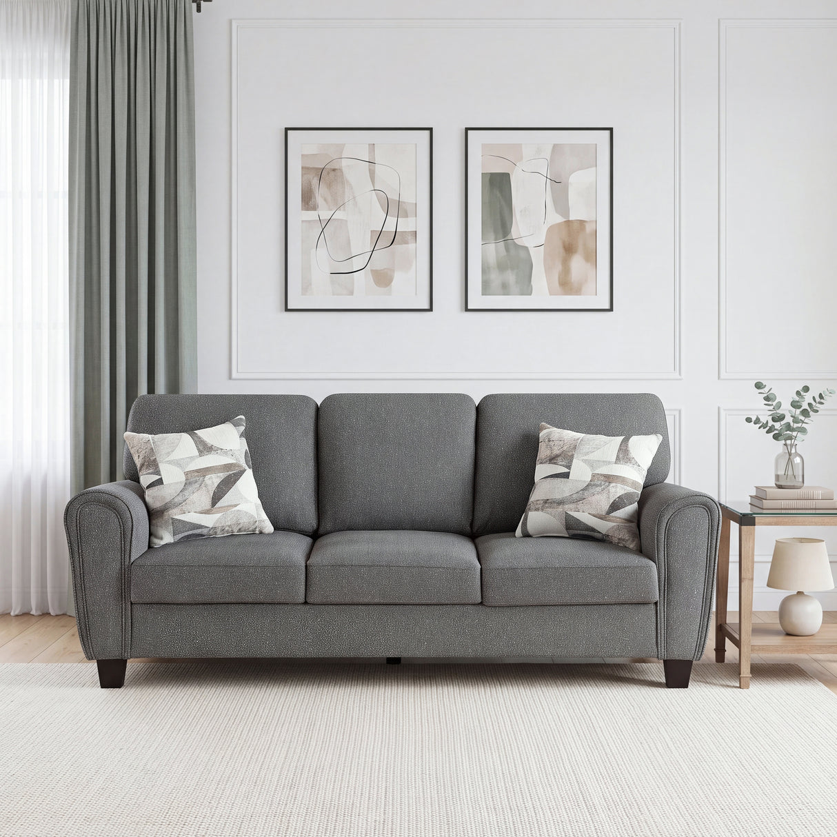 Lemond Dark Gray Sofa from Homelegance - Luna Furniture