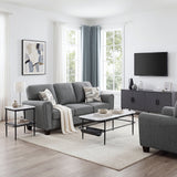 Lemond Dark Gray Sofa from Homelegance - Luna Furniture