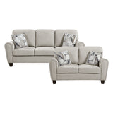 Lemond Gray Sofa and Loveseat from Homelegance - Luna Furniture