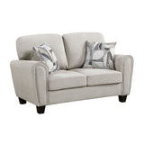Lemond Gray Sofa and Loveseat from Homelegance - Luna Furniture