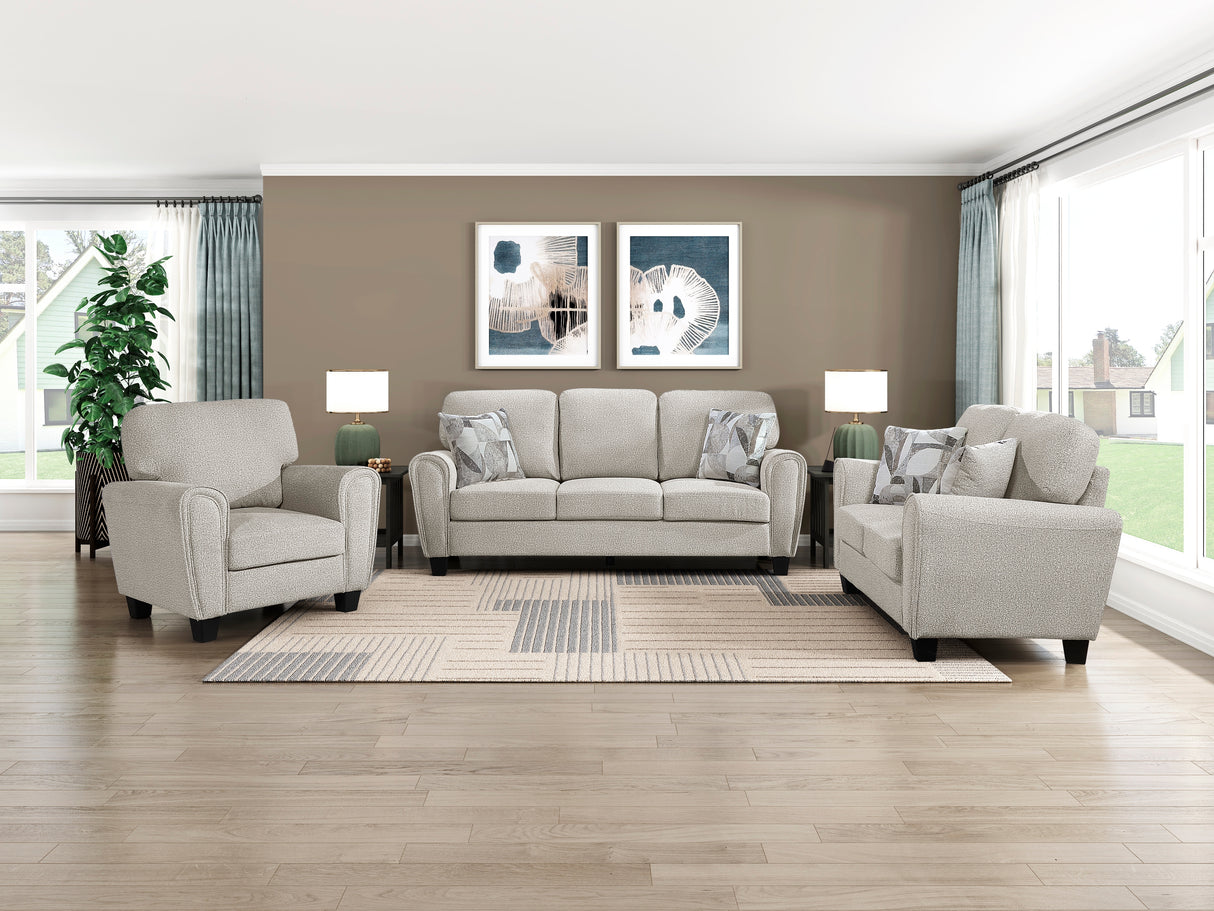 Lemond Gray Loveseat from Homelegance - Luna Furniture