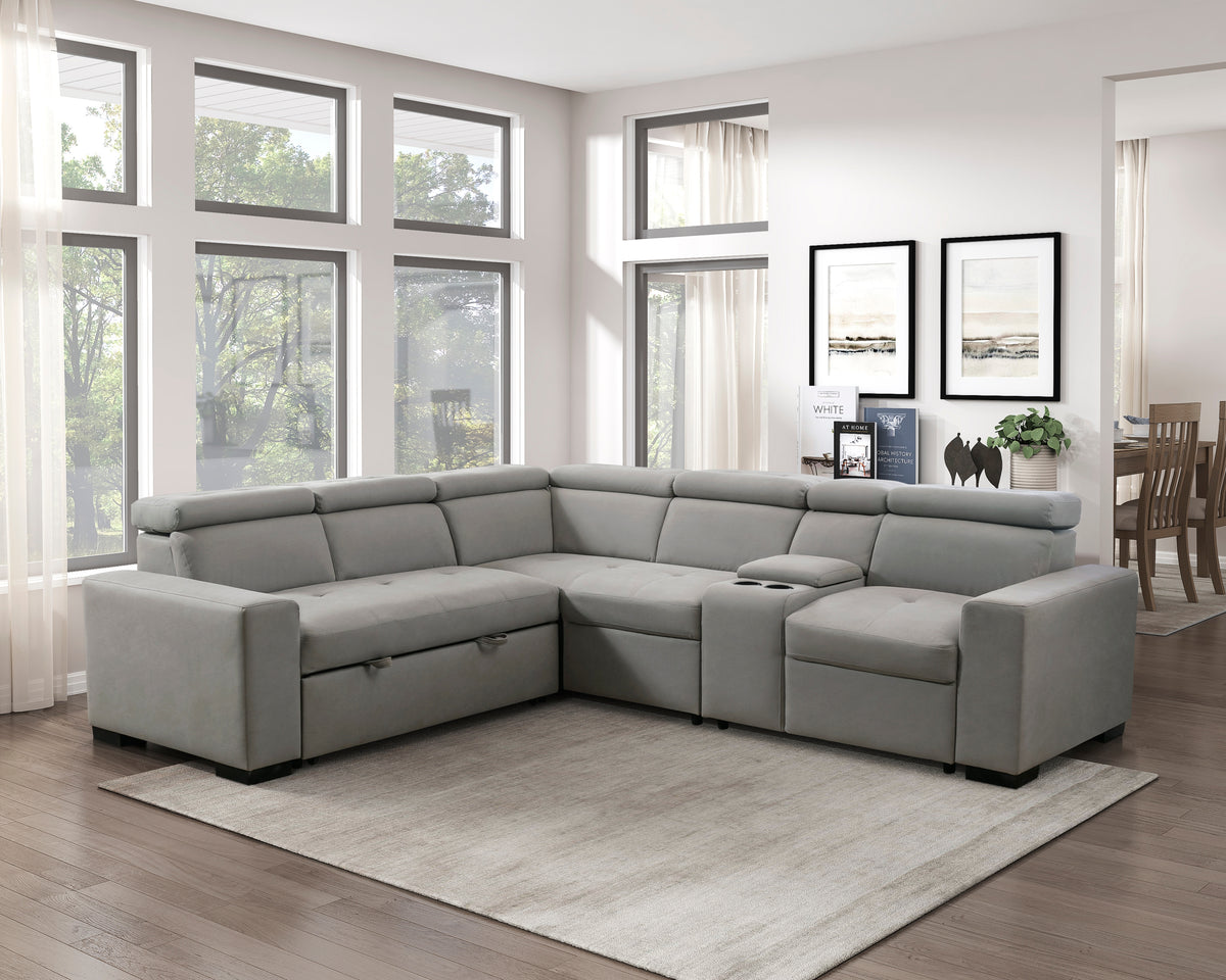 Lemond Gray Sofa from Homelegance - Luna Furniture