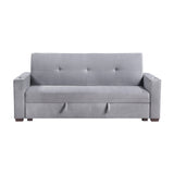 Grady Gray Convertible Sofa with Hidden Storage from Homelegance - Luna Furniture