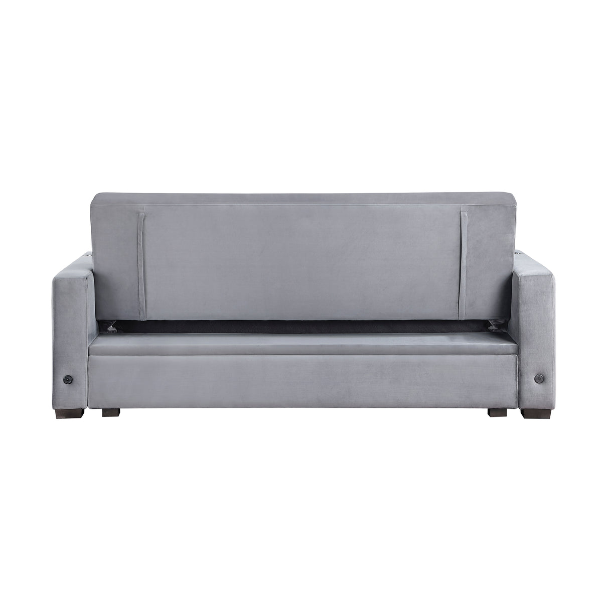 Grady Gray Convertible Sofa with Hidden Storage from Homelegance - Luna Furniture