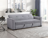 Grady Gray Convertible Sofa with Hidden Storage from Homelegance - Luna Furniture