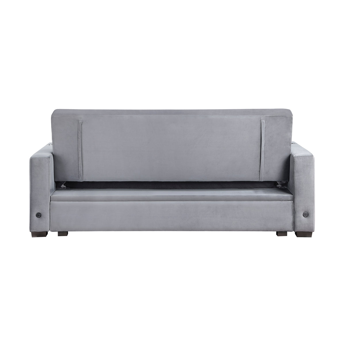 Barbara Navy Reversible Sectional with Hidden Storage and Pull-out Bed
