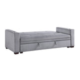 Barbara Navy Reversible Sectional with Hidden Storage and Pull-out Bed