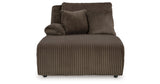Top Tier Chocolate 4-Piece LAF Chaise Reclining Sectional from Ashley - Luna Furniture