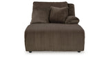 Top Tier Chocolate Right-Arm Facing Press Back Chaise from Ashley - Luna Furniture