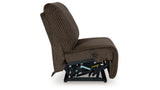 Top Tier Chocolate Armless Recliner from Ashley - Luna Furniture