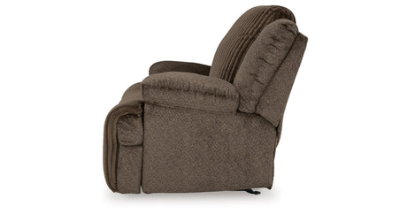 Top Tier Chocolate 5-Piece Sectional with Recliner from Ashley - Luna Furniture