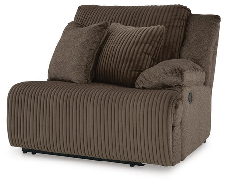 Top Tier Chocolate Reclining 3-Piece Sofa & 2-Piece Loveseat Set from Ashley - Luna Furniture