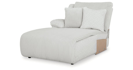 Top Tier Alloy Left-Arm Facing Press Back Chaise from Ashley - Luna Furniture