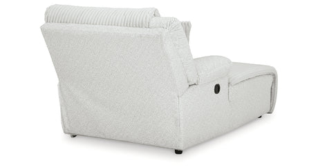Top Tier Alloy Left-Arm Facing Press Back Chaise from Ashley - Luna Furniture