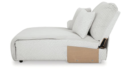 Top Tier Alloy Left-Arm Facing Press Back Chaise from Ashley - Luna Furniture