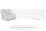 Top Tier Alloy Left-Arm Facing Power Recliner from Ashley - Luna Furniture