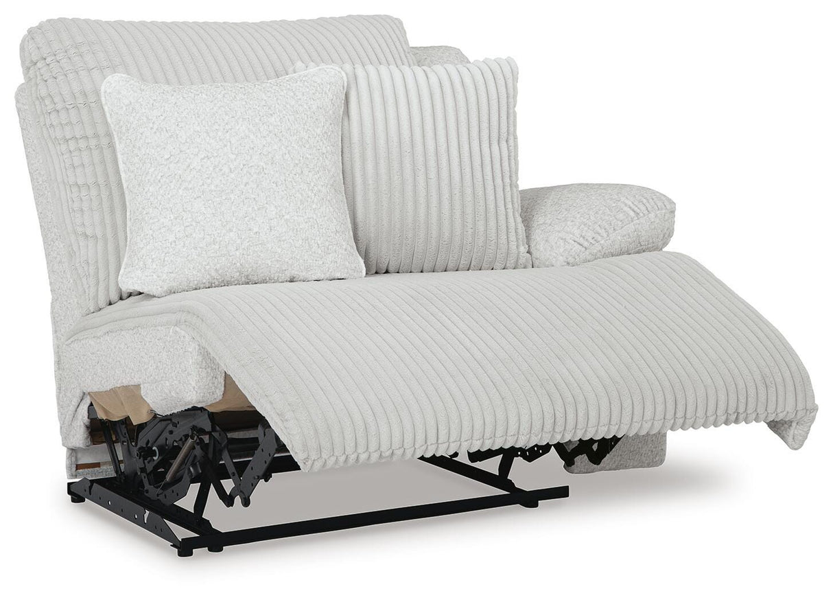 Top Tier Alloy Right-Arm Facing Power Recliner from Ashley - Luna Furniture