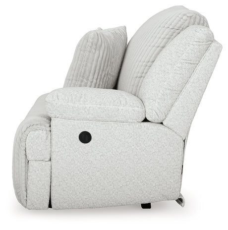 Top Tier Alloy Right-Arm Facing Power Recliner from Ashley - Luna Furniture