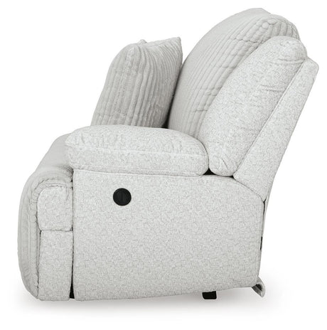 Top Tier Alloy Right-Arm Facing Power Recliner from Ashley - Luna Furniture
