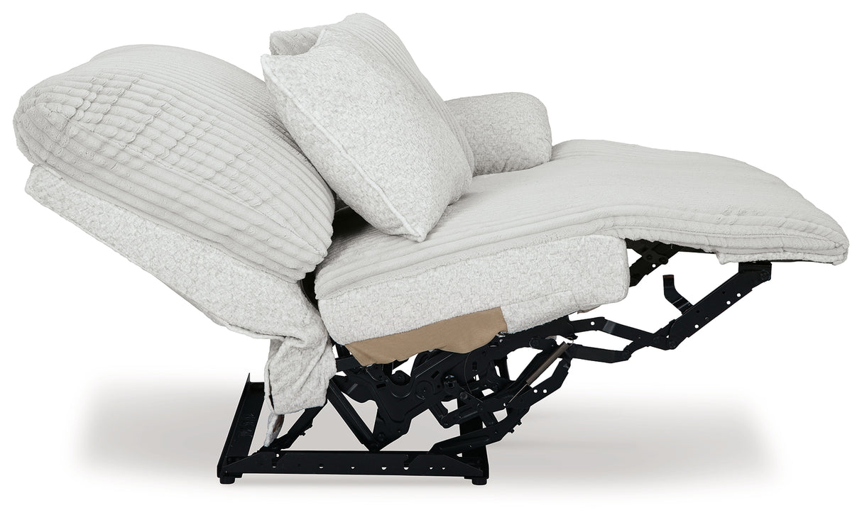Top Tier Alloy Right-Arm Facing Power Recliner from Ashley - Luna Furniture