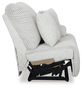Top Tier Alloy Right-Arm Facing Power Recliner from Ashley - Luna Furniture