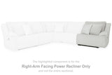 Top Tier Alloy Right-Arm Facing Power Recliner from Ashley - Luna Furniture
