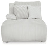 Top Tier Alloy Left-Arm Facing Power Reclining Back Chaise from Ashley - Luna Furniture