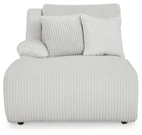 Top Tier Alloy Left-Arm Facing Power Reclining Back Chaise from Ashley - Luna Furniture