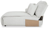Top Tier Alloy Left-Arm Facing Power Reclining Back Chaise from Ashley - Luna Furniture