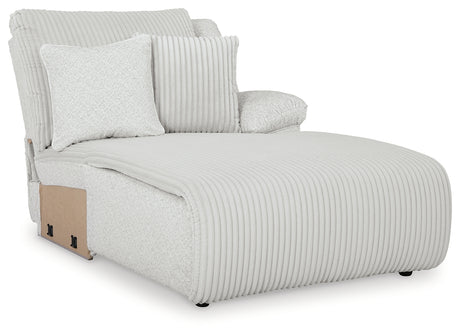 Top Tier Alloy Right-Arm Facing Power Reclining Back Chaise from Ashley - Luna Furniture