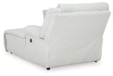 Top Tier Alloy Right-Arm Facing Power Reclining Back Chaise from Ashley - Luna Furniture