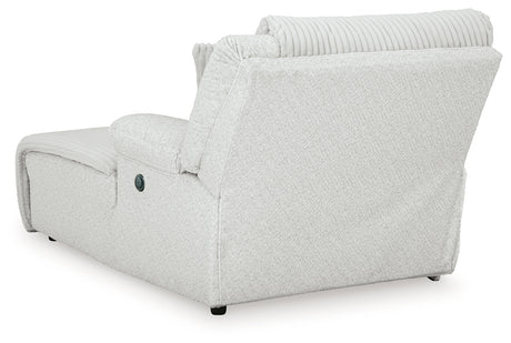 Top Tier Alloy Right-Arm Facing Power Reclining Back Chaise from Ashley - Luna Furniture