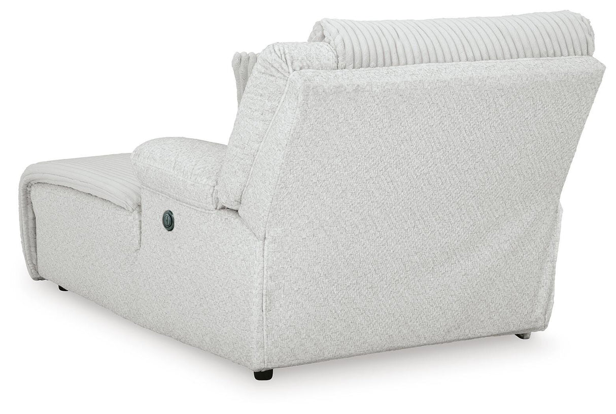 Top Tier Alloy Right-Arm Facing Power Reclining Back Chaise from Ashley - Luna Furniture