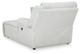 Top Tier Alloy Right-Arm Facing Power Reclining Back Chaise from Ashley - Luna Furniture