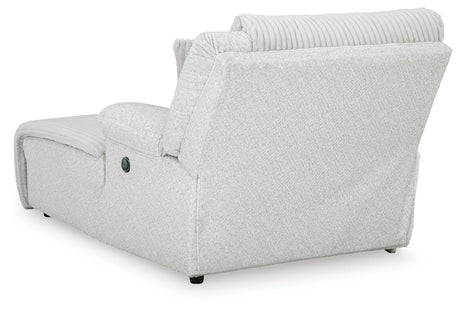 Top Tier Alloy Right-Arm Facing Power Reclining Back Chaise from Ashley - Luna Furniture